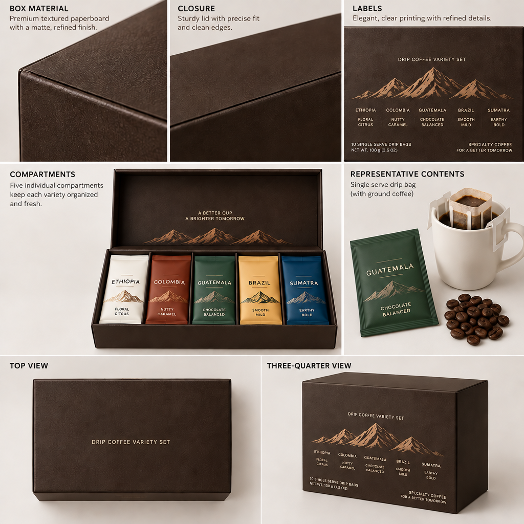 ZAVQIROR™ Drip Coffee Variety Set image 6