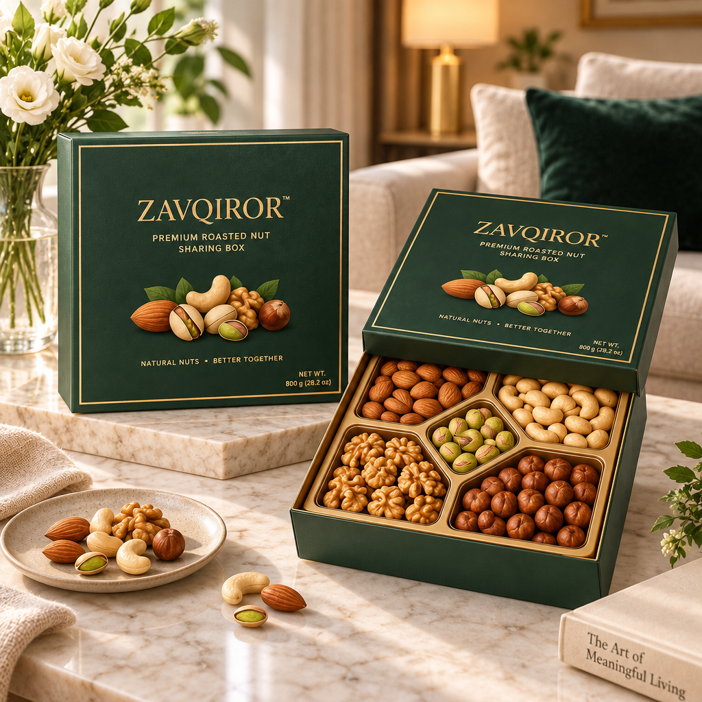 ZAVQIROR™ Premium Roasted Nut Sharing Box image 5