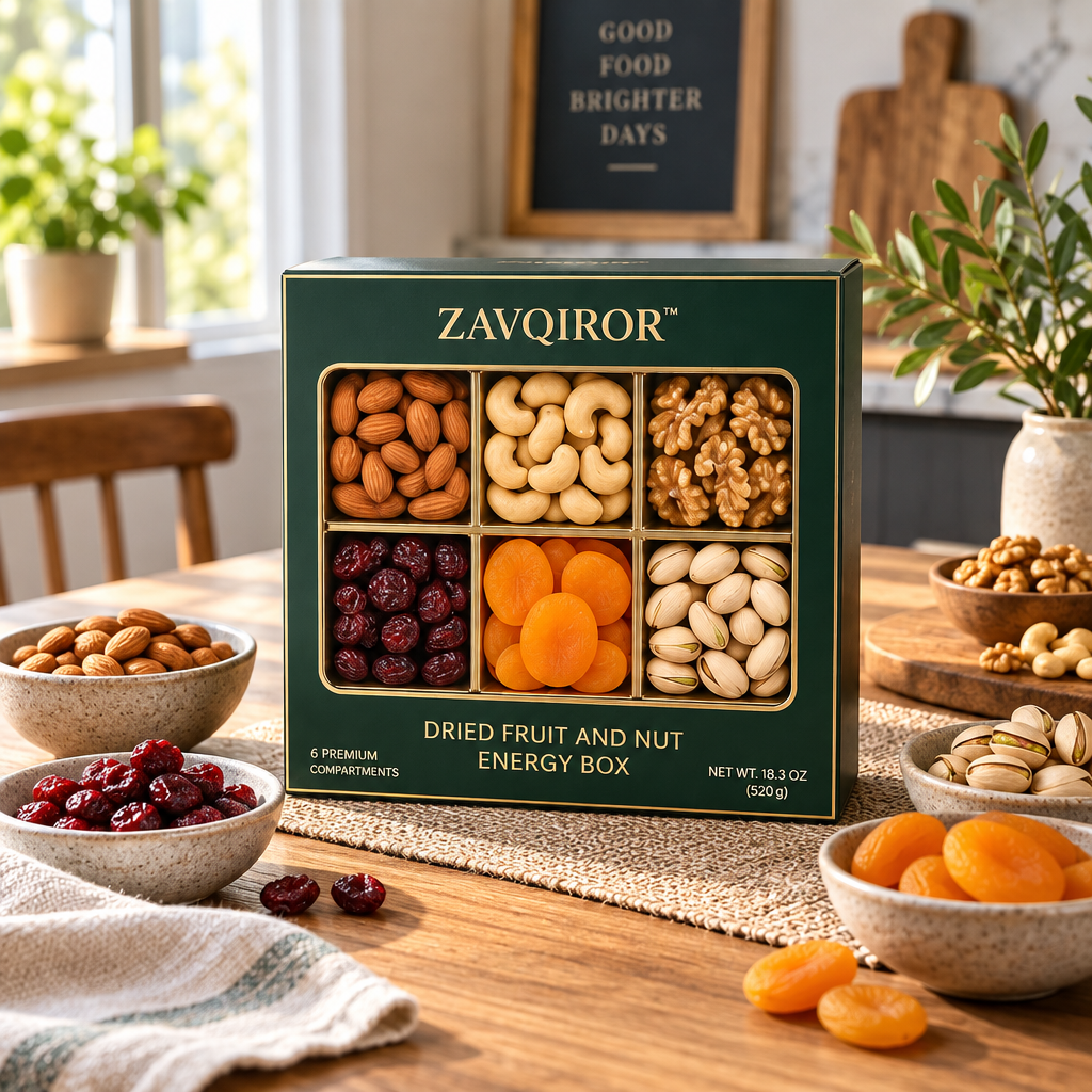ZAVQIROR™ Dried Fruit and Nut Energy Box image 2