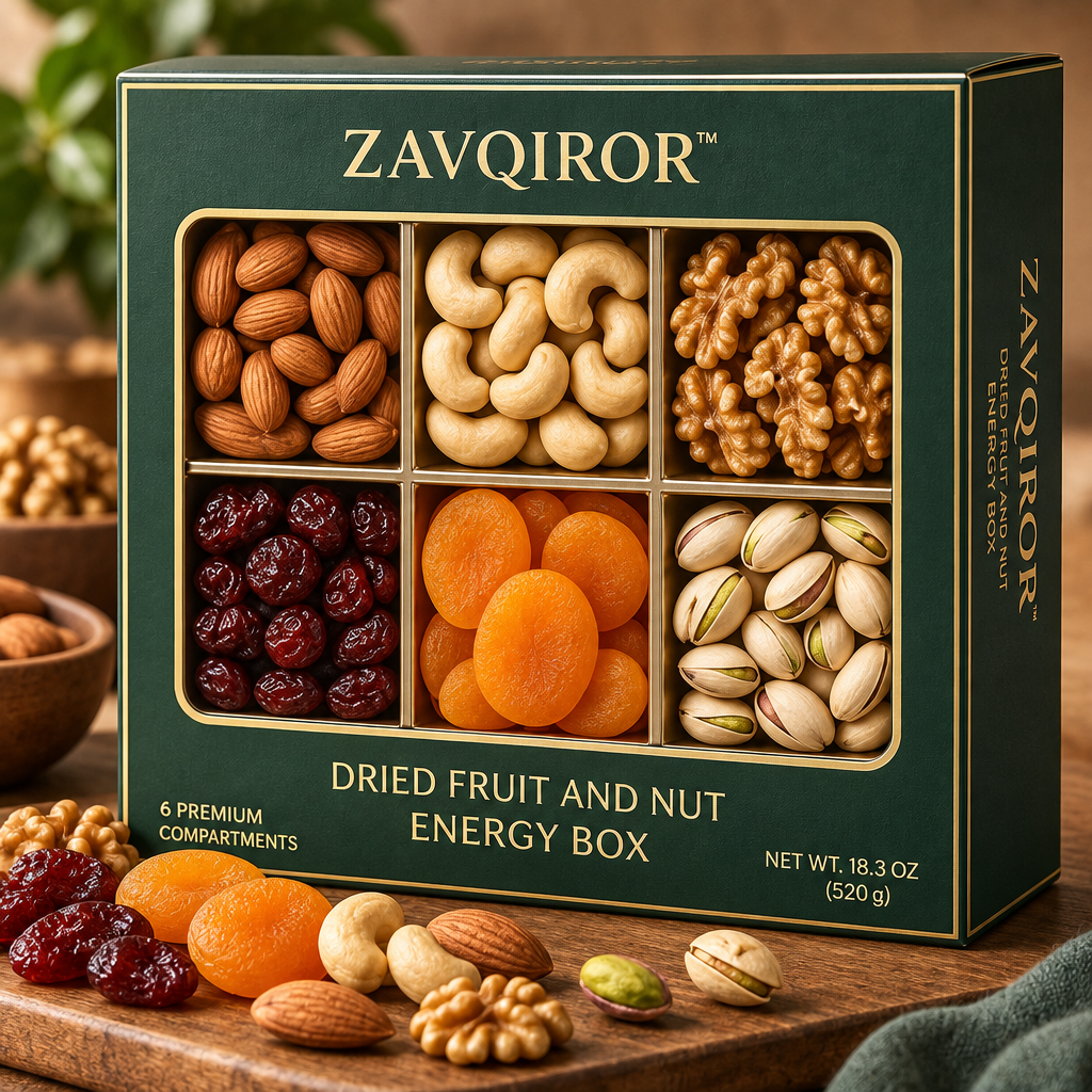 ZAVQIROR™ Dried Fruit and Nut Energy Box image 3