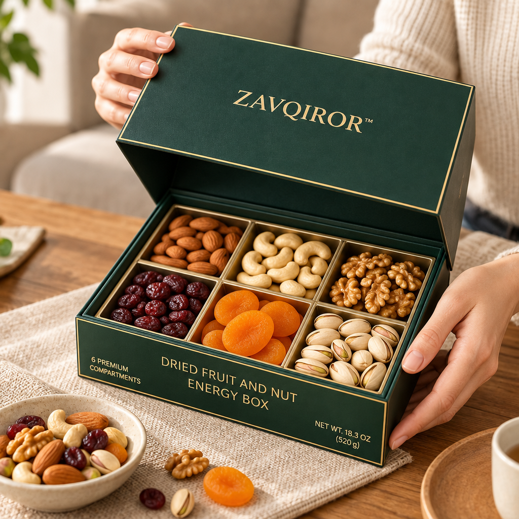 ZAVQIROR™ Dried Fruit and Nut Energy Box image 4