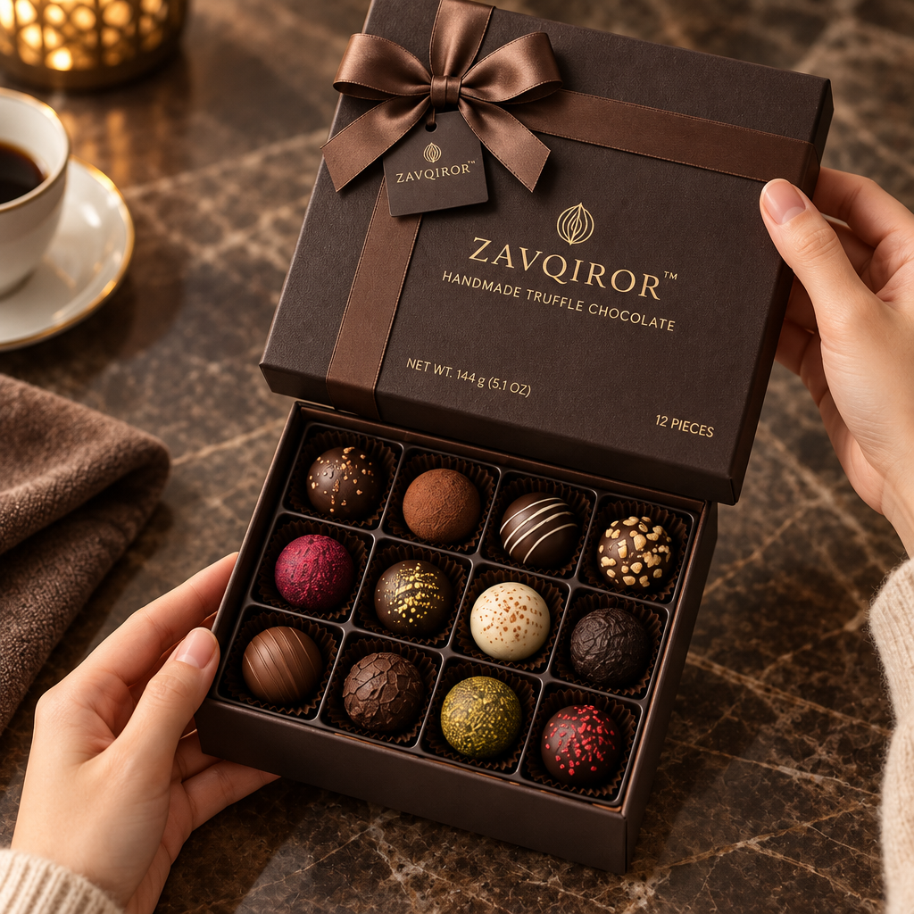 ZAVQIROR™ Handmade Truffle Chocolate Gift Box image 4