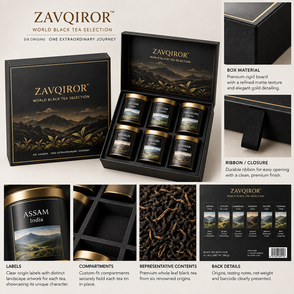 ZAVQIROR™ World Black Tea Selection Box image 6