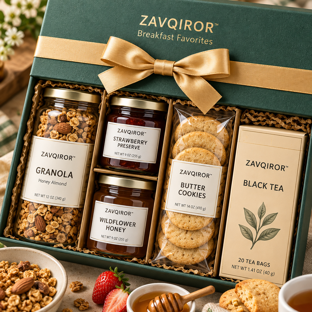 ZAVQIROR™ Breakfast Favorites Gift Basket image 3