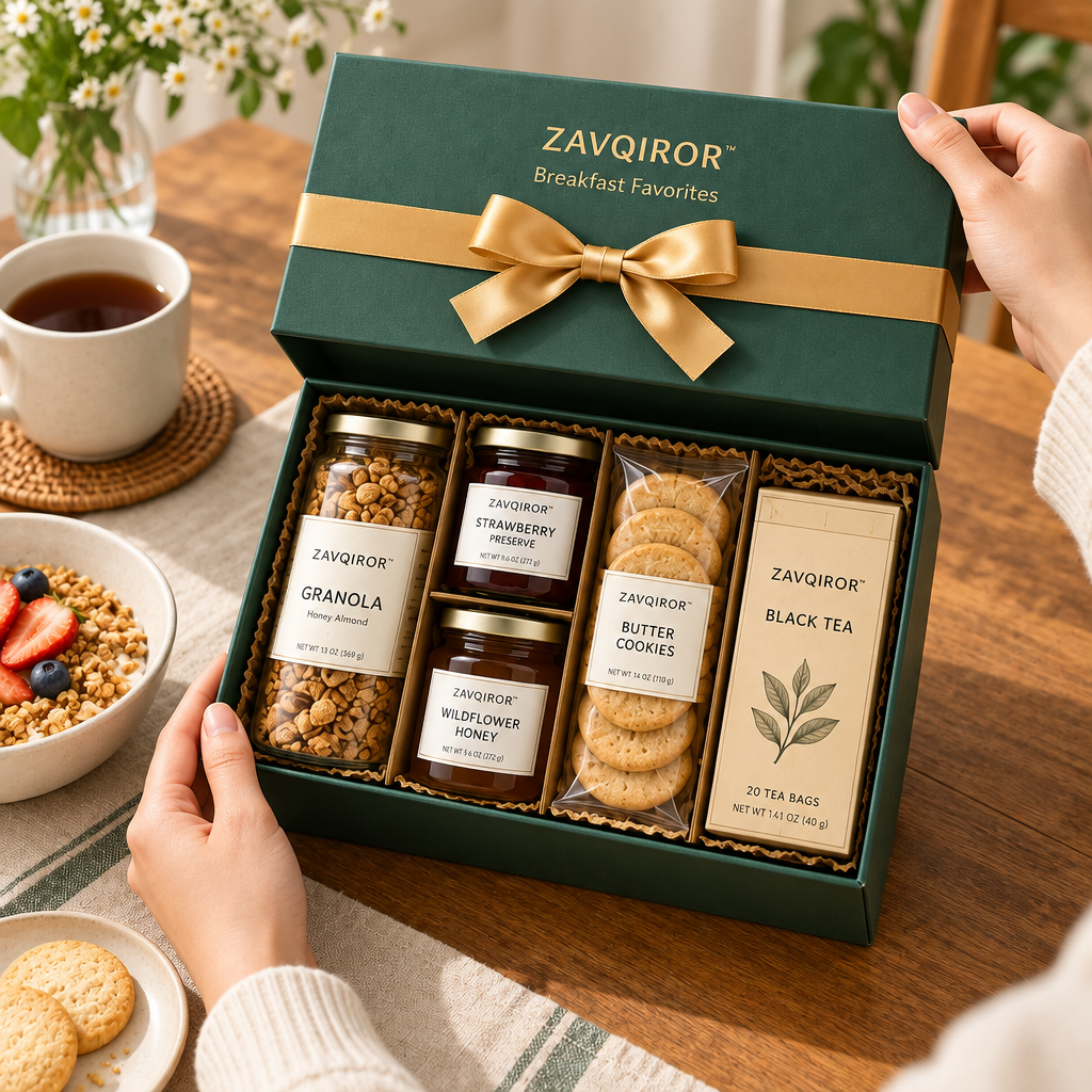 ZAVQIROR™ Breakfast Favorites Gift Basket image 4