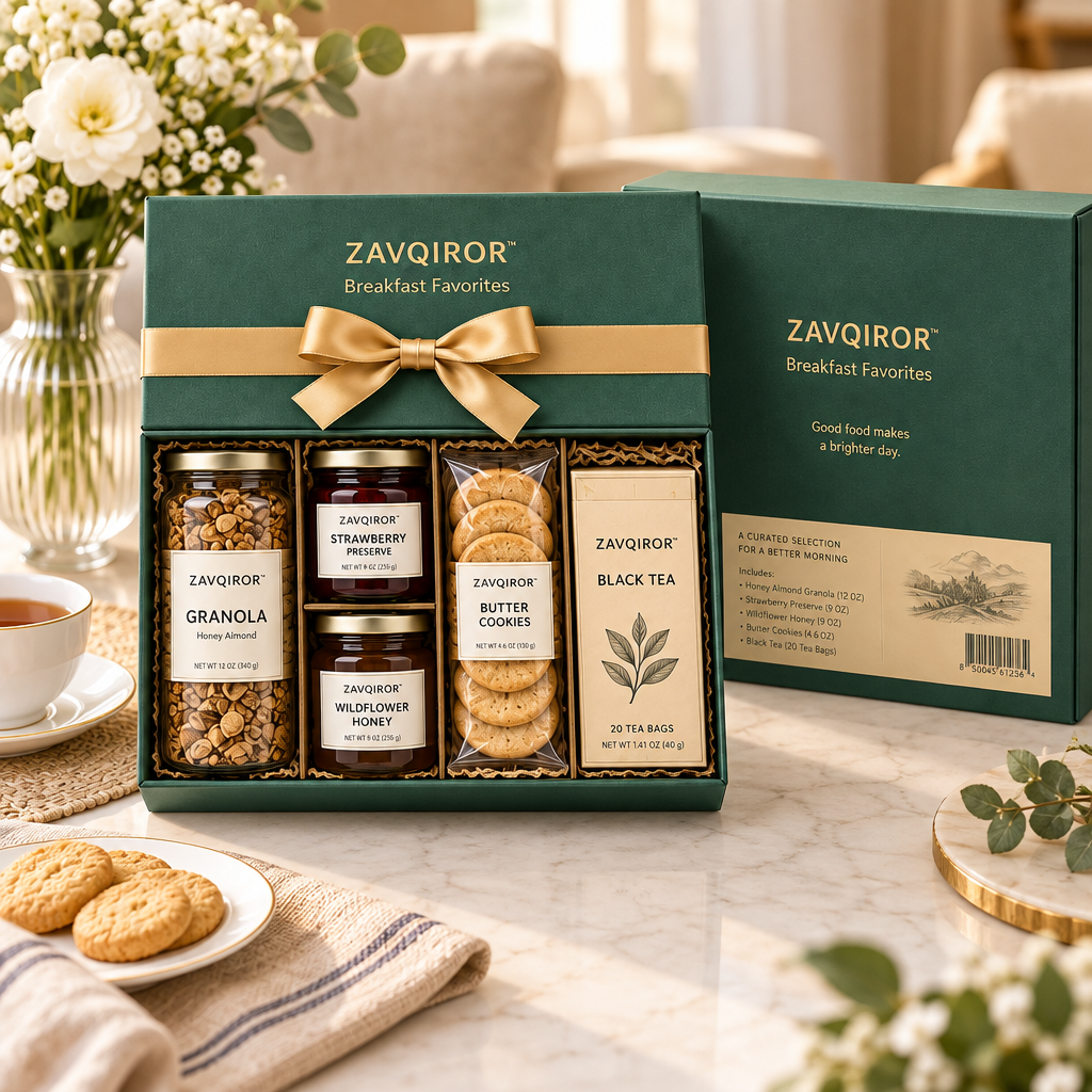 ZAVQIROR™ Breakfast Favorites Gift Basket image 5